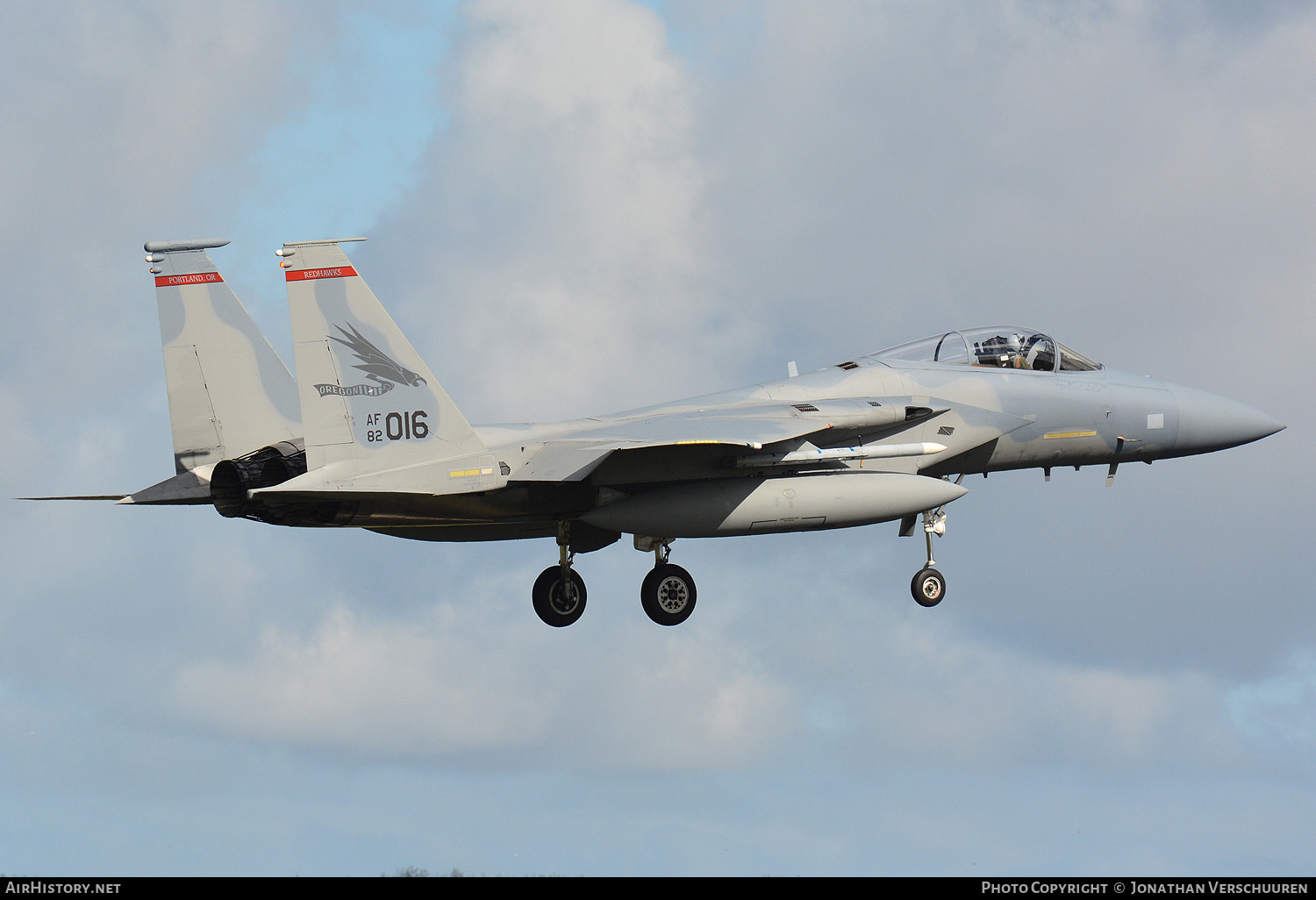 Aircraft Photo of 82-0016 / AF82-016 | McDonnell Douglas F-15C Eagle | USA - Air Force | AirHistory.net #218202