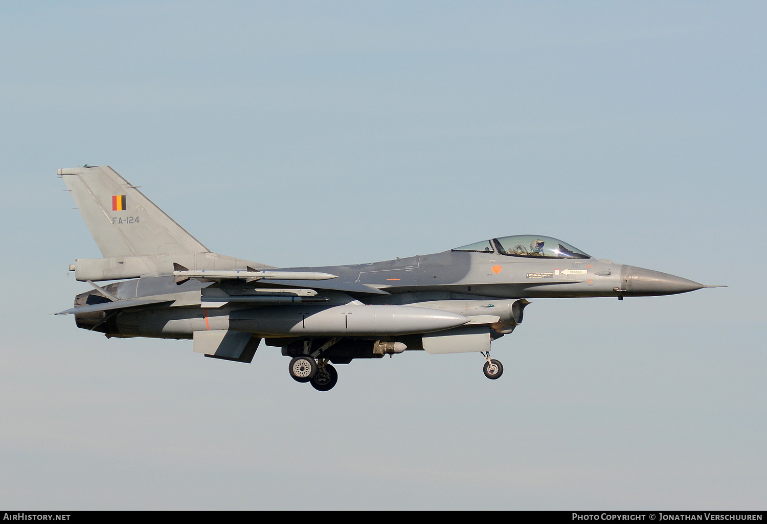 Aircraft Photo of FA-124 | General Dynamics F-16AM Fighting Falcon | Belgium - Air Force | AirHistory.net #218204
