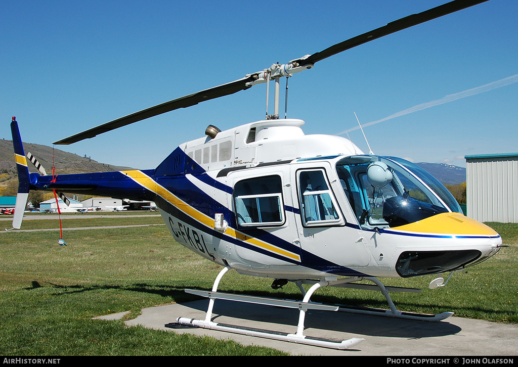 Aircraft Photo of C-FKBL | Bell 206B JetRanger II | AirHistory.net #218209