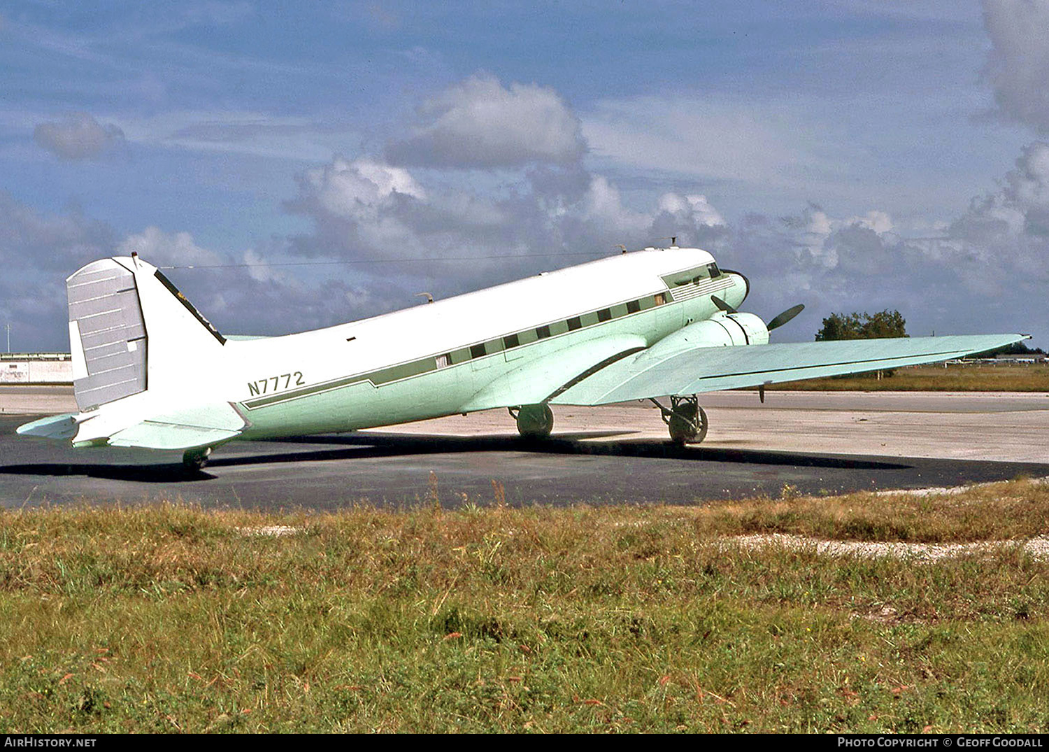 Aircraft Photo of N7772 | Douglas DC-3(A) | AirHistory.net #218217