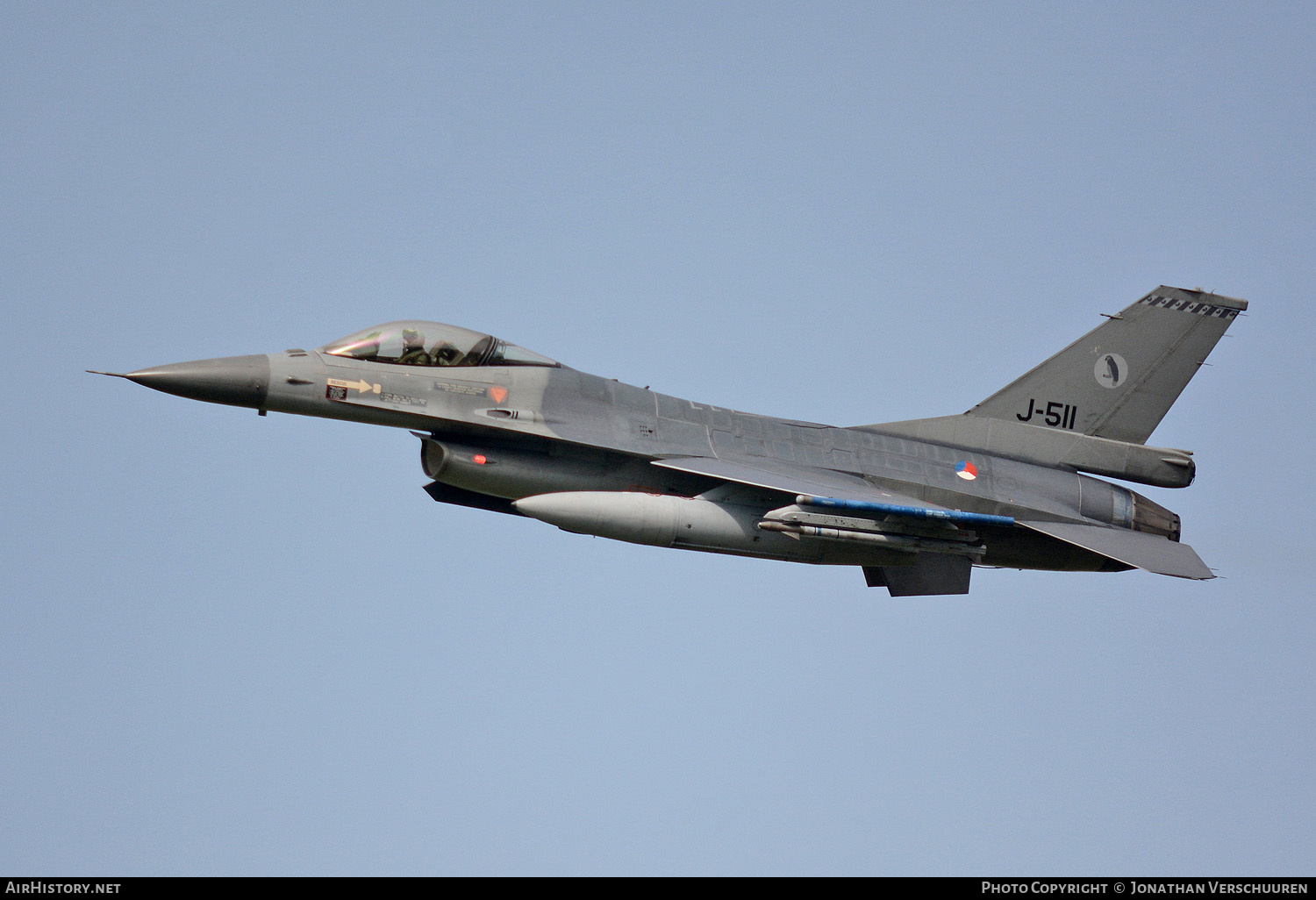 Aircraft Photo of J-511 | General Dynamics F-16AM Fighting Falcon | Netherlands - Air Force | AirHistory.net #218230