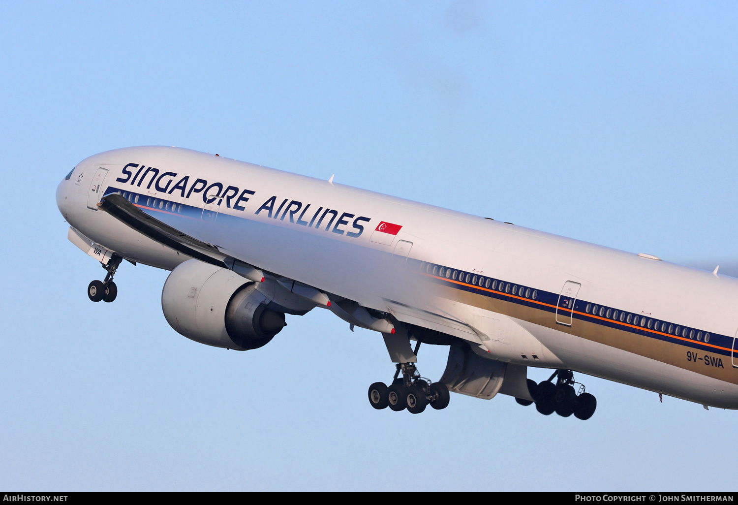 Aircraft Photo of 9V-SWA | Boeing 777-312/ER | Singapore Airlines | AirHistory.net #218240