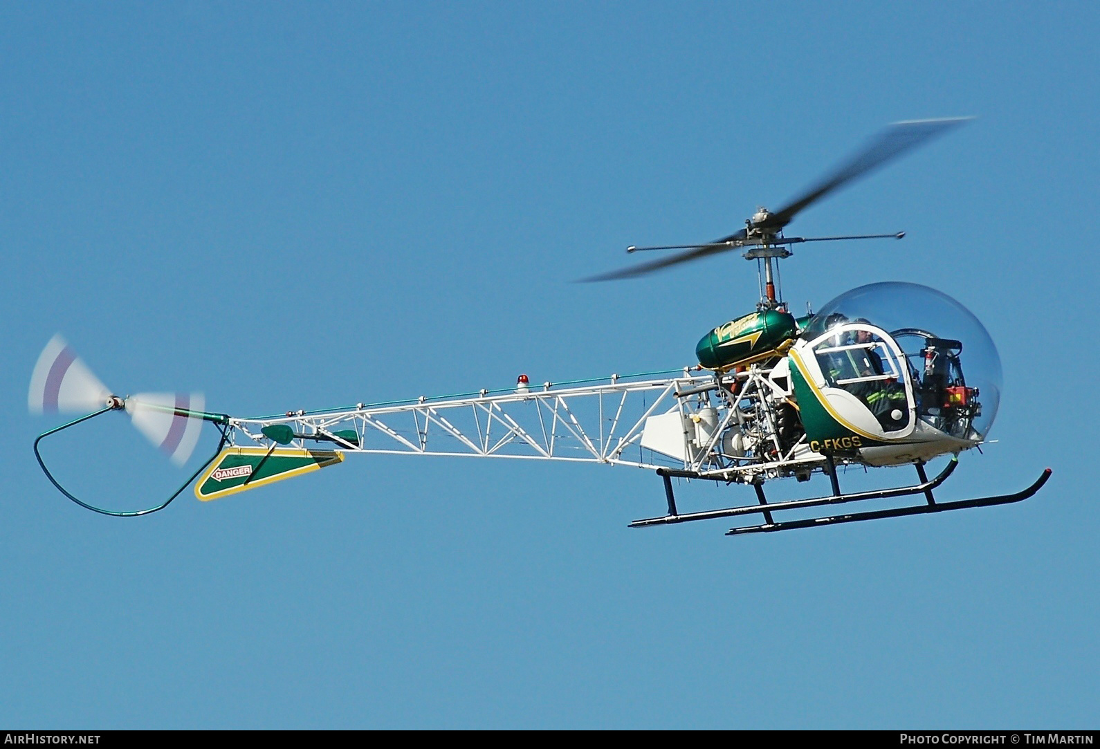 Aircraft Photo of C-FKGS | Bell 47G-2 | VIH - Vancouver Island Helicopters | AirHistory.net #218245