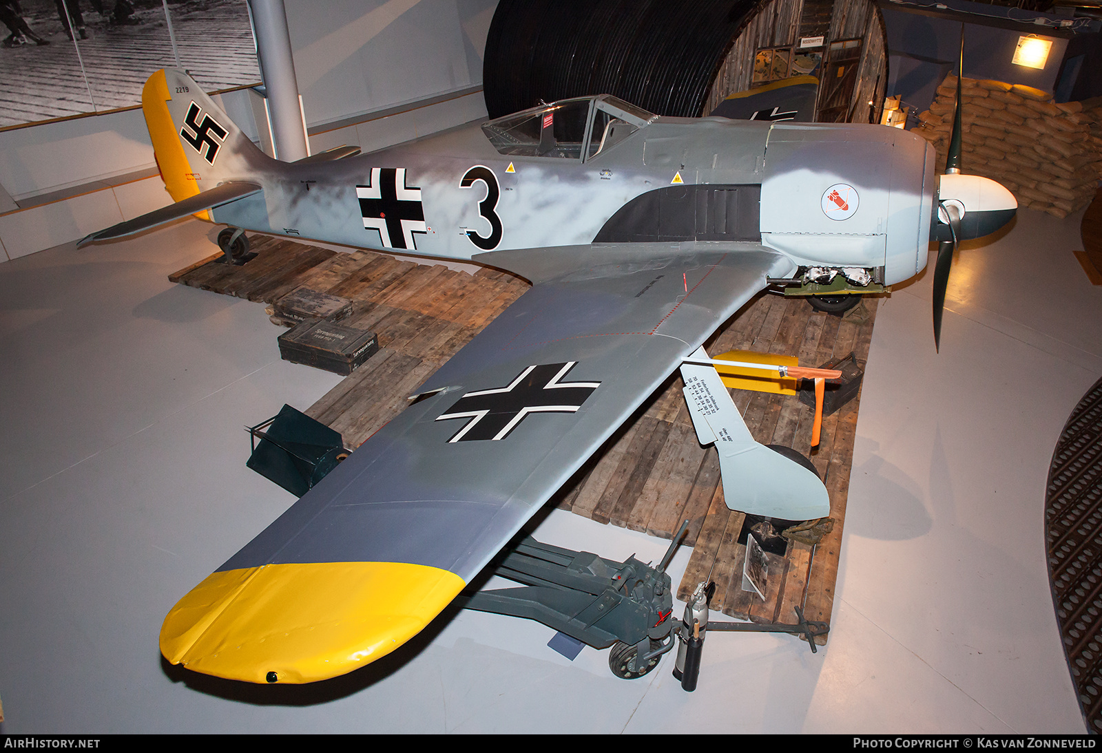 Aircraft Photo of 2219 | Focke-Wulf Fw-190A-3/U-3 | Germany - Air Force | AirHistory.net #218308