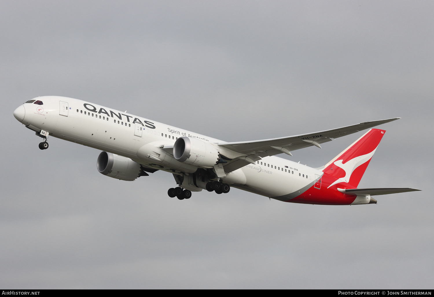 Aircraft Photo of VH-ZNA | Boeing 787-9 Dreamliner | Qantas | AirHistory.net #218321