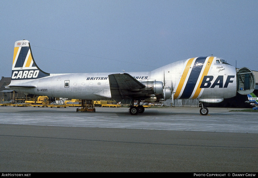 Aircraft Photo of G-ASDC | Aviation Traders ATL-98 Carvair | British Air Ferries - BAF | AirHistory.net #218331