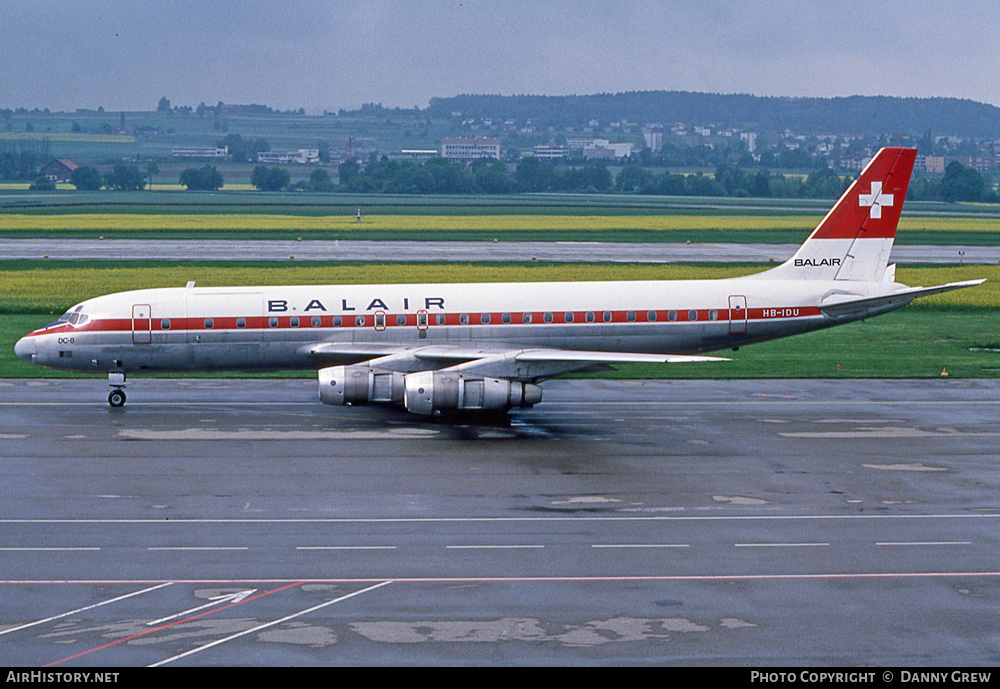 Aircraft Photo of HB-IDU | Douglas DC-8-55CF Jet Trader | Balair | AirHistory.net #218342