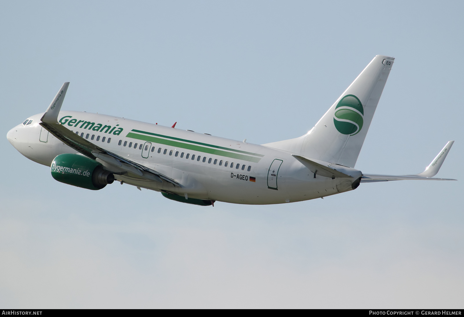 Aircraft Photo of D-AGEQ | Boeing 737-75B | Germania | AirHistory.net #218357