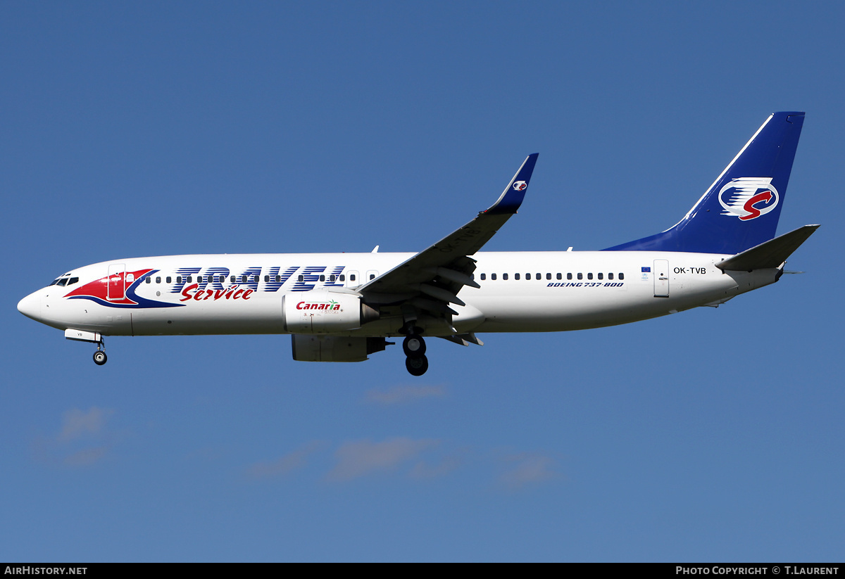Aircraft Photo of OK-TVB | Boeing 737-8CX | Travel Service | AirHistory.net #218365