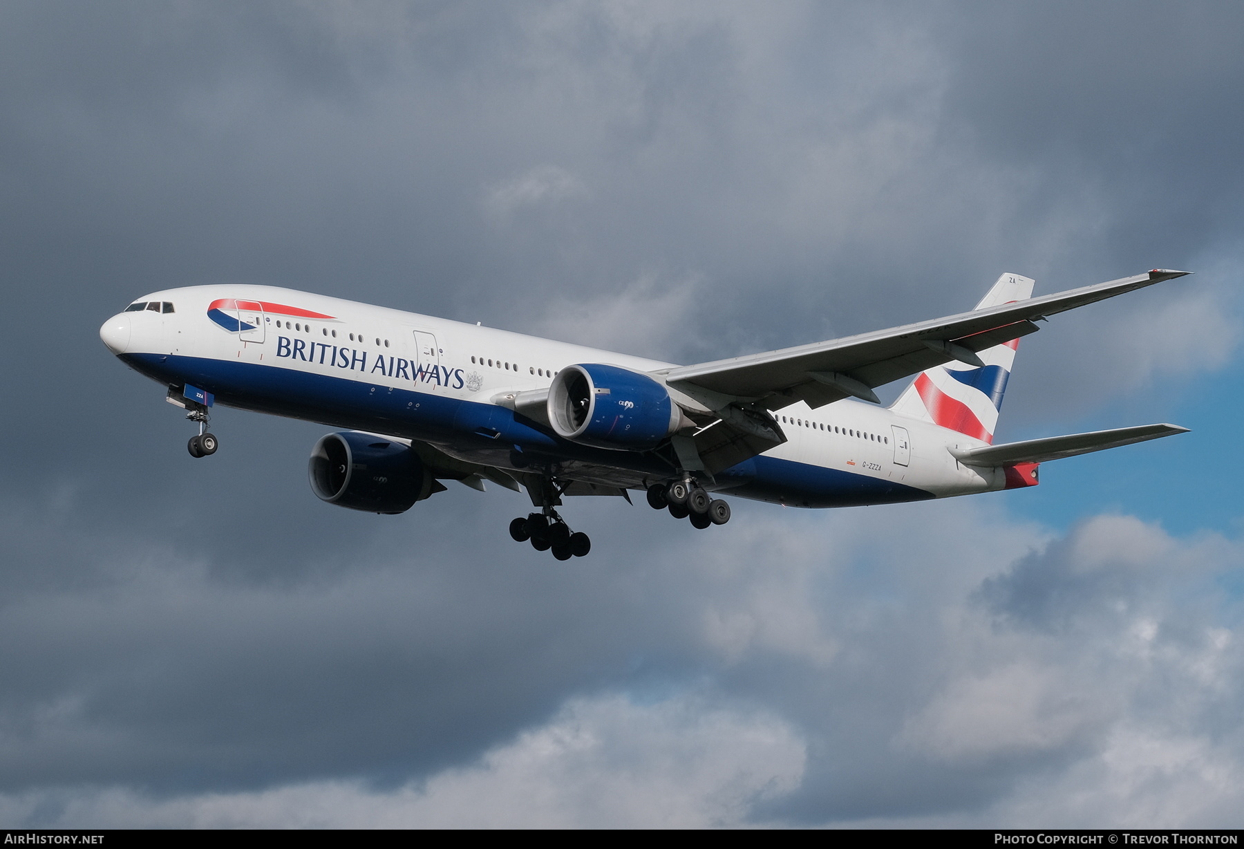 Aircraft Photo of G-ZZZA | Boeing 777-236 | British Airways | AirHistory.net #218388