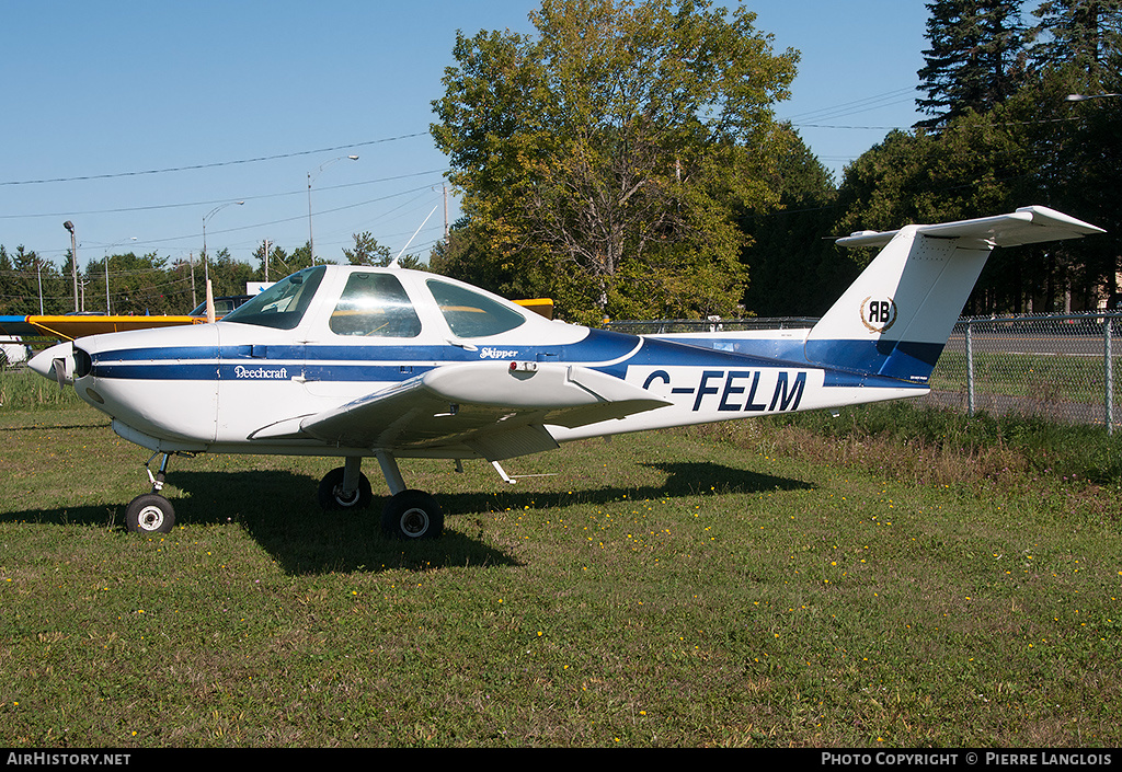 Aircraft Photo of C-FELM | Beech 77 Skipper | AirHistory.net #218395