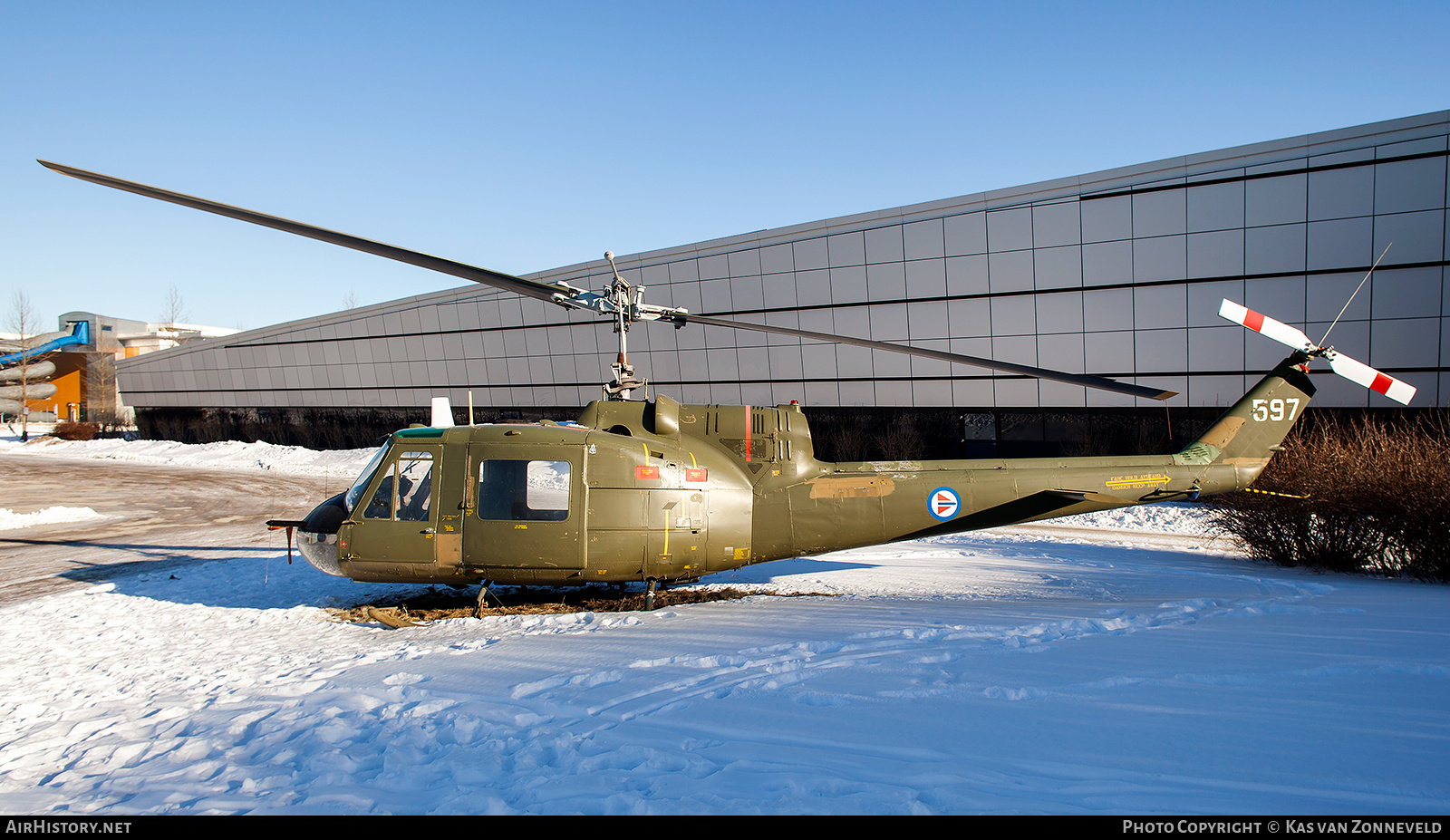 Aircraft Photo of 597 | Bell UH-1B Iroquois | Norway - Air Force | AirHistory.net #218402