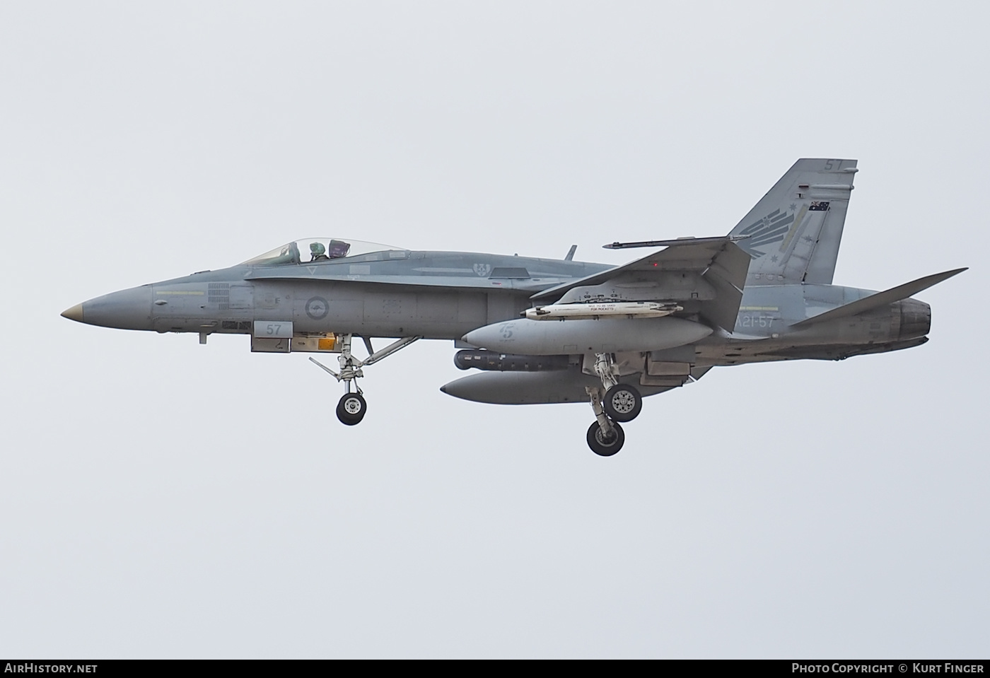 Aircraft Photo of A21-57 | McDonnell Douglas F/A-18A Hornet | Australia - Air Force | AirHistory.net #218404