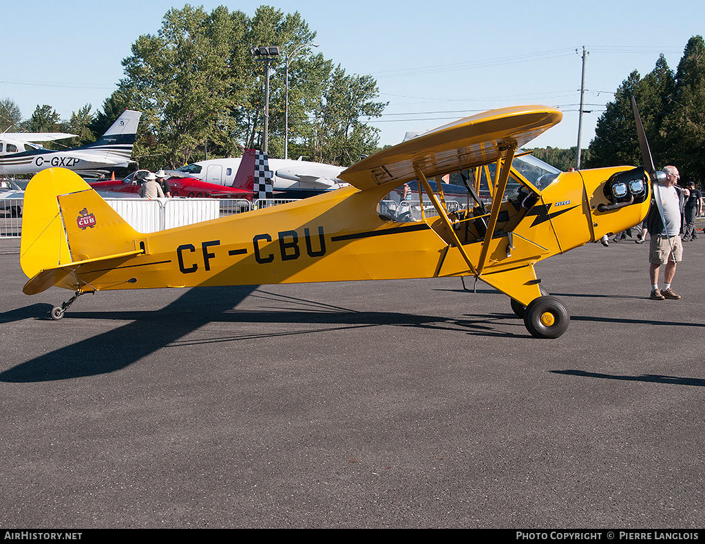 Aircraft Photo of CF-CBU | Piper J-3C-65 Cub | AirHistory.net #218409