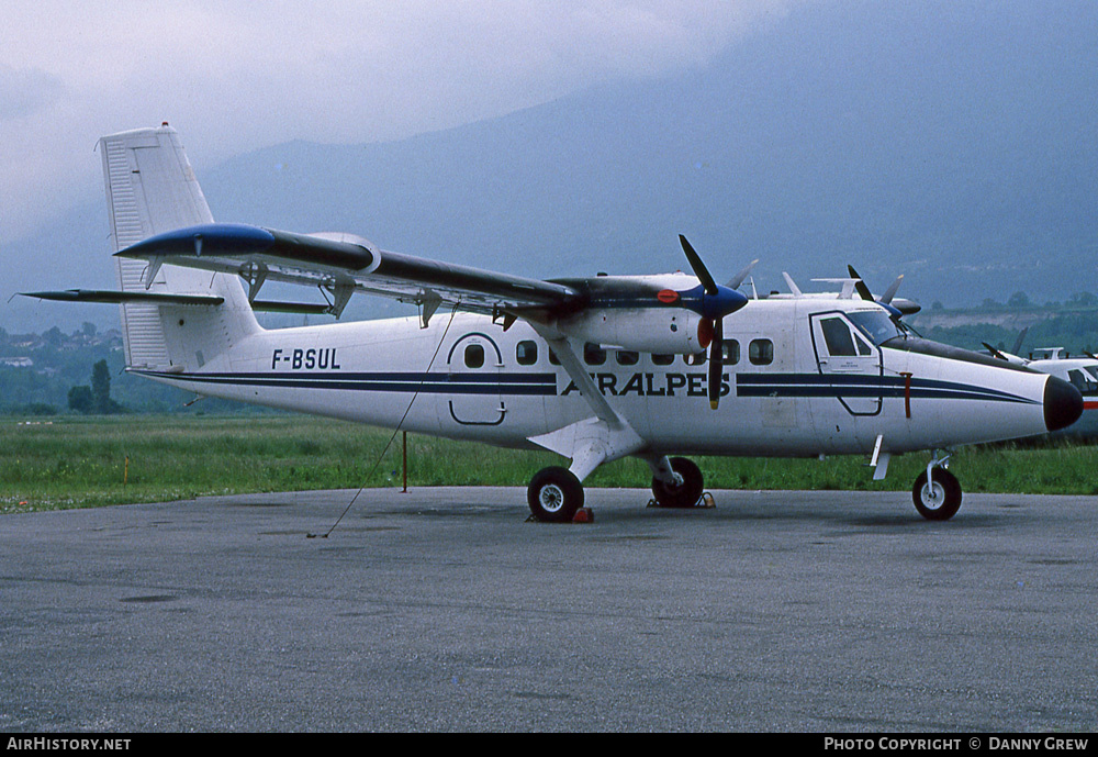 Aircraft Photo of F-BSUL | De Havilland Canada DHC-6-200 Twin Otter | Air Alpes | AirHistory.net #218416