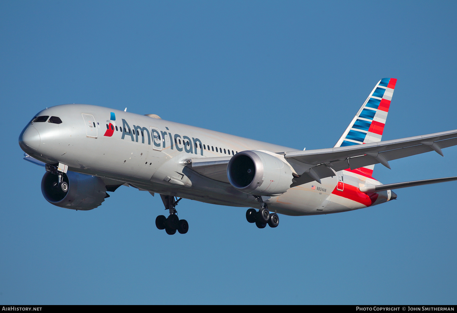 Aircraft Photo of N804AN | Boeing 787-8 Dreamliner | American Airlines | AirHistory.net #218421