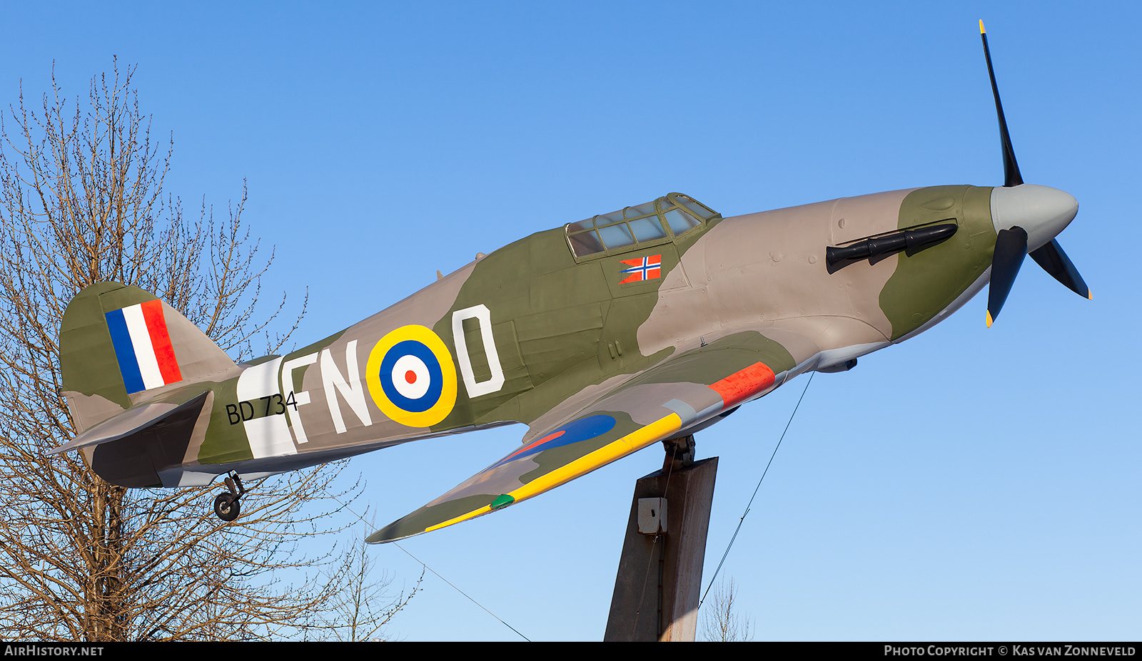 Aircraft Photo of BD734 | Hawker Hurricane (model) | UK - Air Force | AirHistory.net #218432