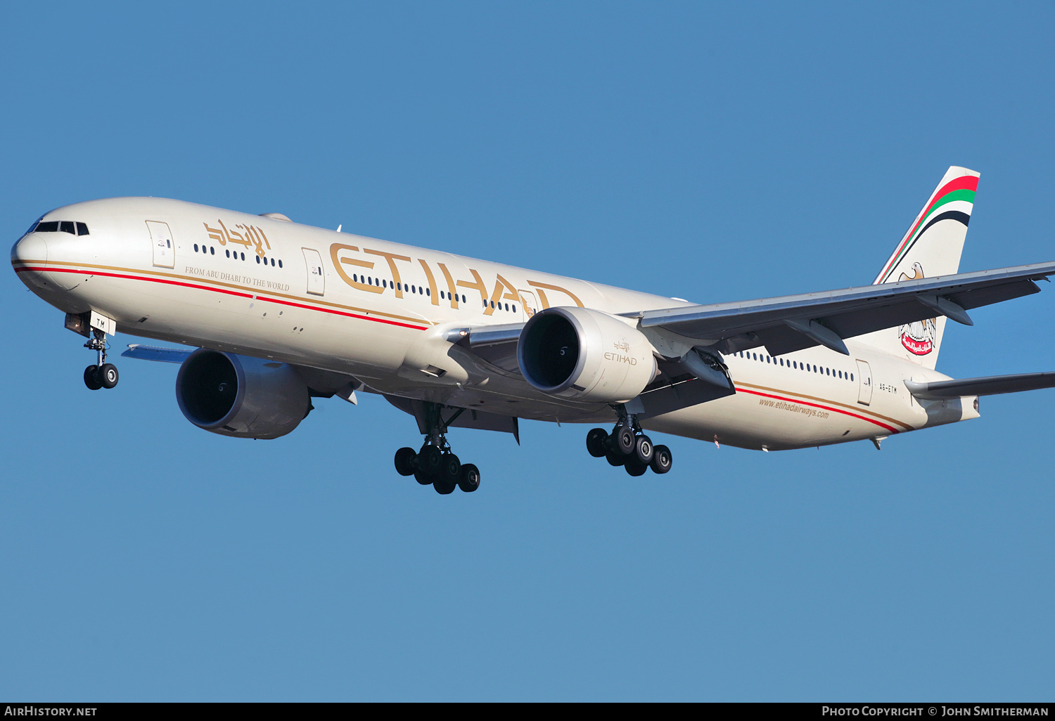Aircraft Photo of A6-ETM | Boeing 777-3FX/ER | Etihad Airways | AirHistory.net #218484