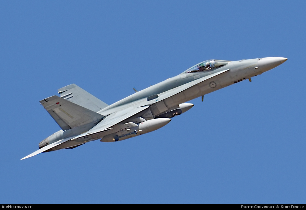 Aircraft Photo of A21-50 | McDonnell Douglas F/A-18A Hornet | Australia - Air Force | AirHistory.net #218499