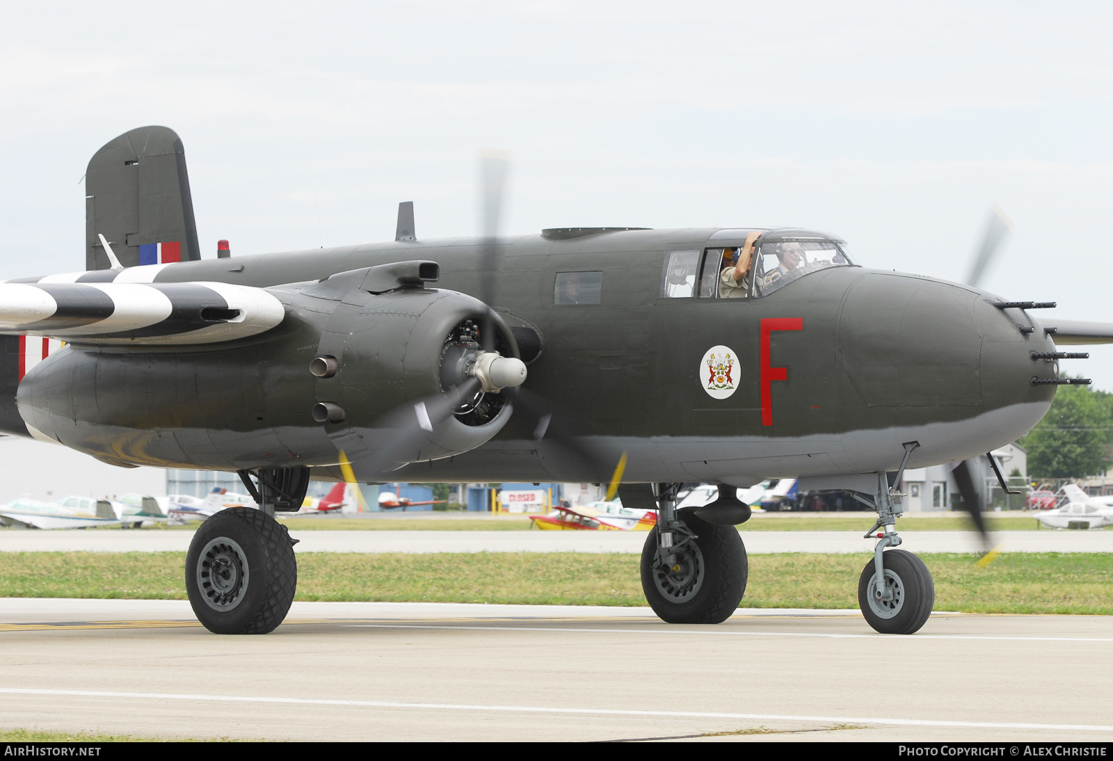 Aircraft Photo of C-GCWM | North American B-25J Mitchell | UK - Air Force | AirHistory.net #218524