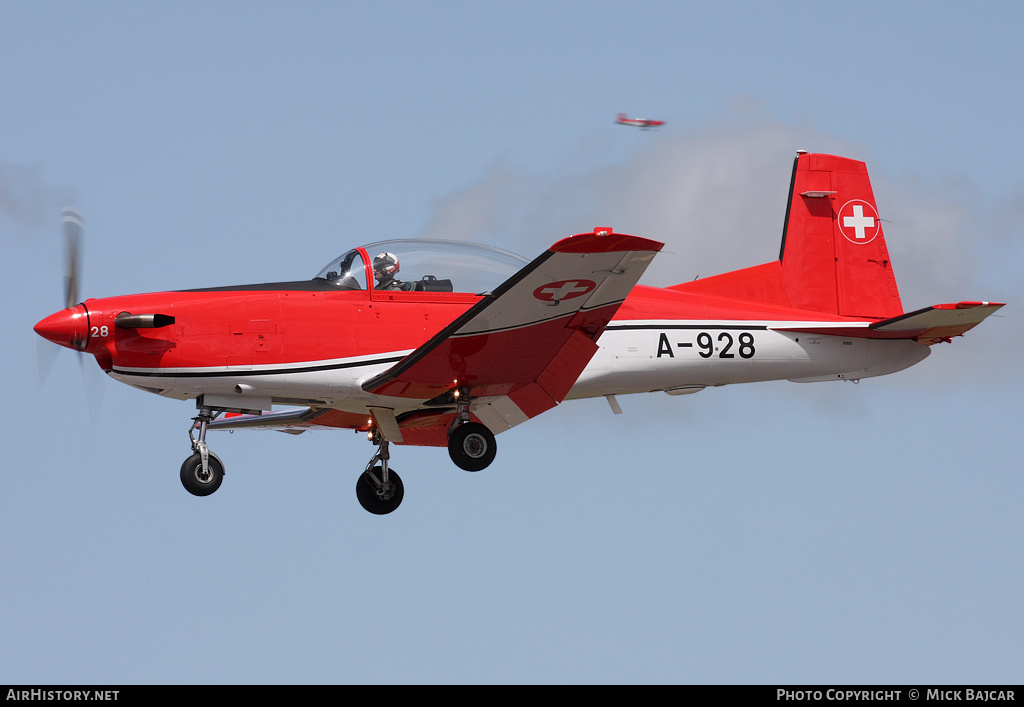 Aircraft Photo of A-928 | Pilatus NCPC-7 | Switzerland - Air Force | AirHistory.net #218547
