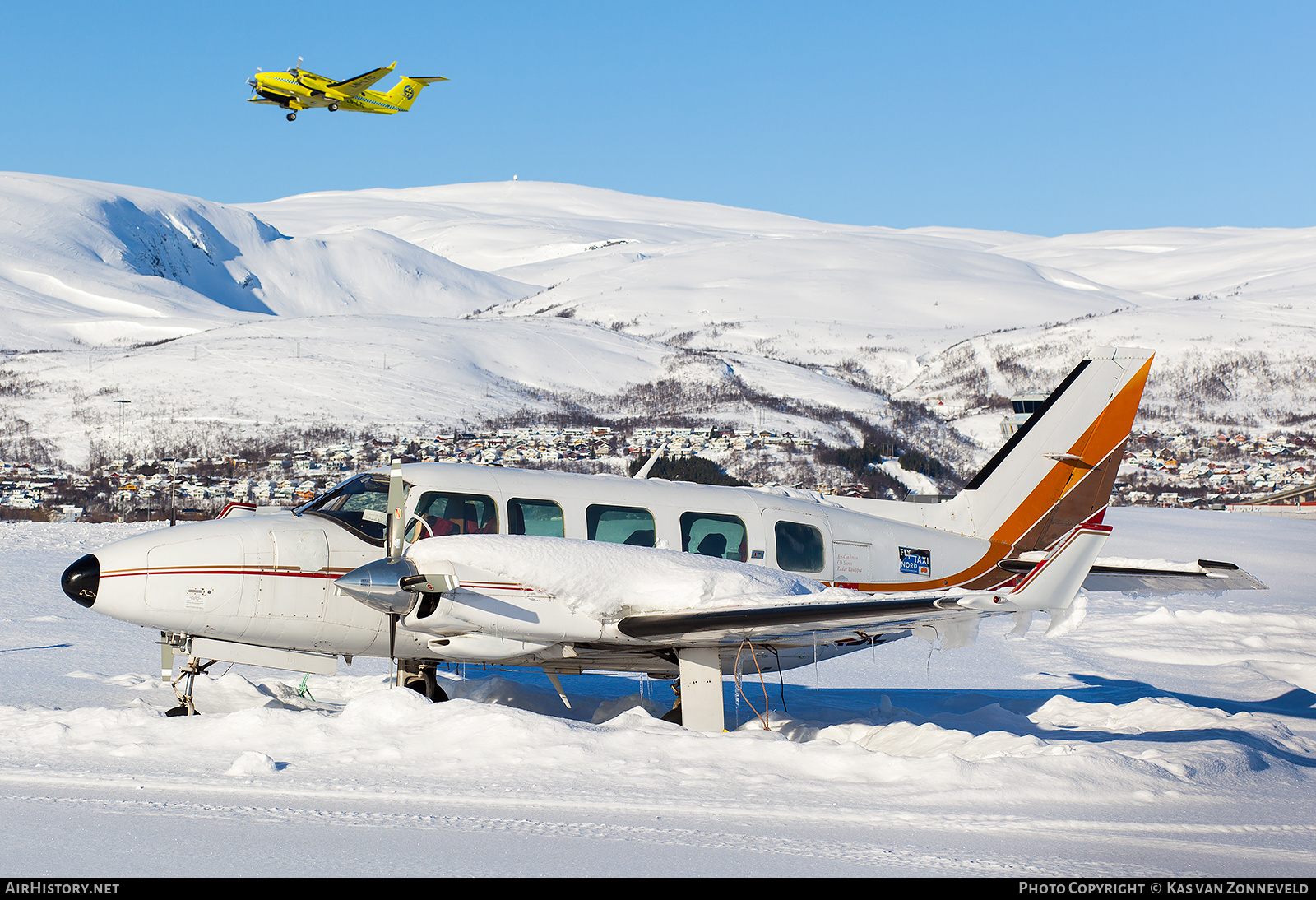 Aircraft Photo of LN-ABZ | Piper PA-31-350 Navajo Chieftain/Colemill Panther II | Fly Taxi Nord | AirHistory.net #218549