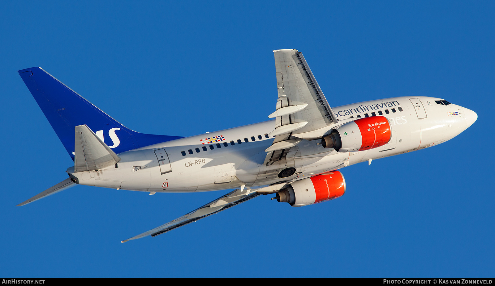 Aircraft Photo of LN-RPB | Boeing 737-683 | Scandinavian Airlines - SAS | AirHistory.net #218557
