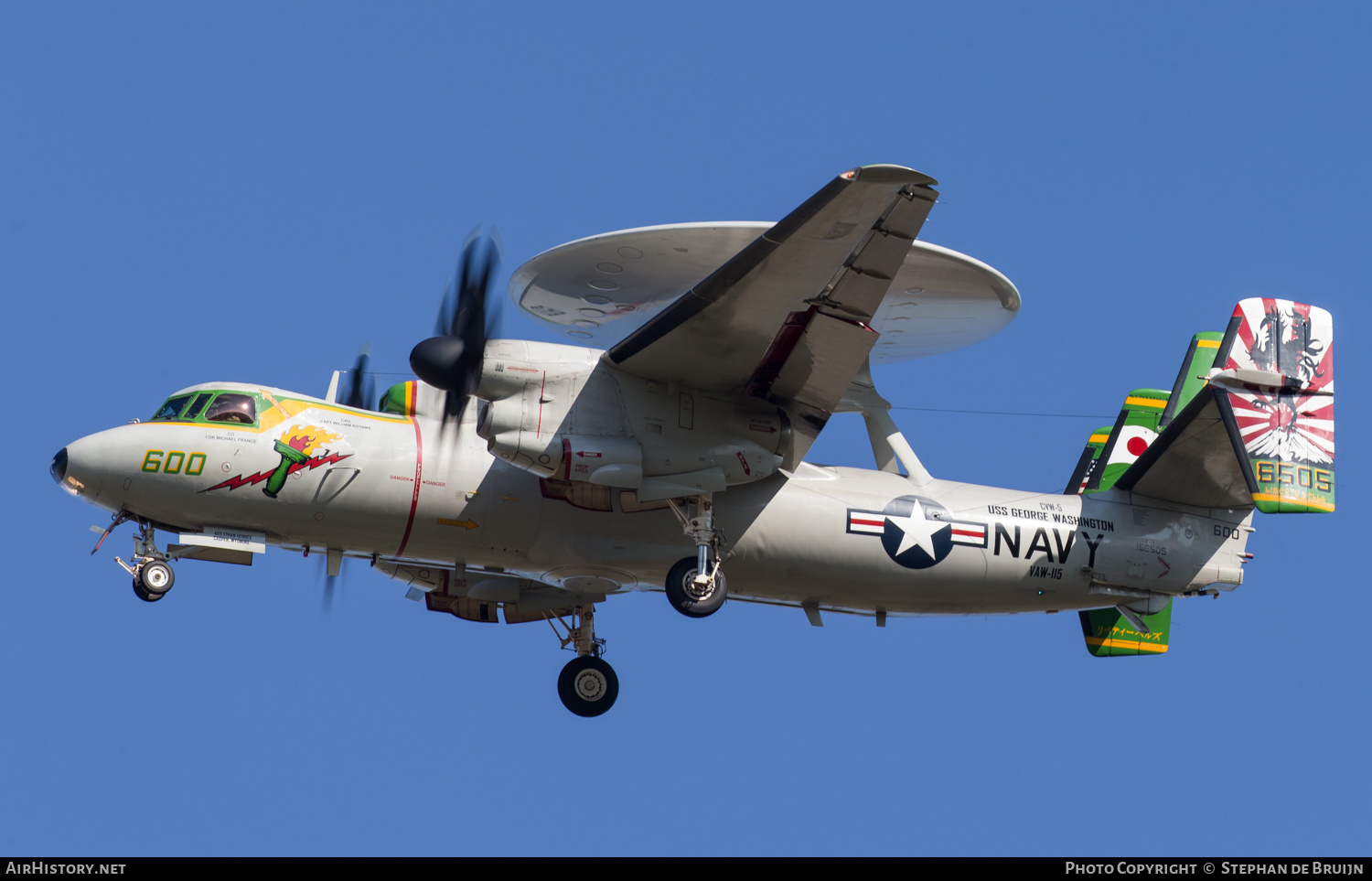 Aircraft Photo of 165505 | Grumman E-2C Hawkeye | USA - Navy | AirHistory.net #218562
