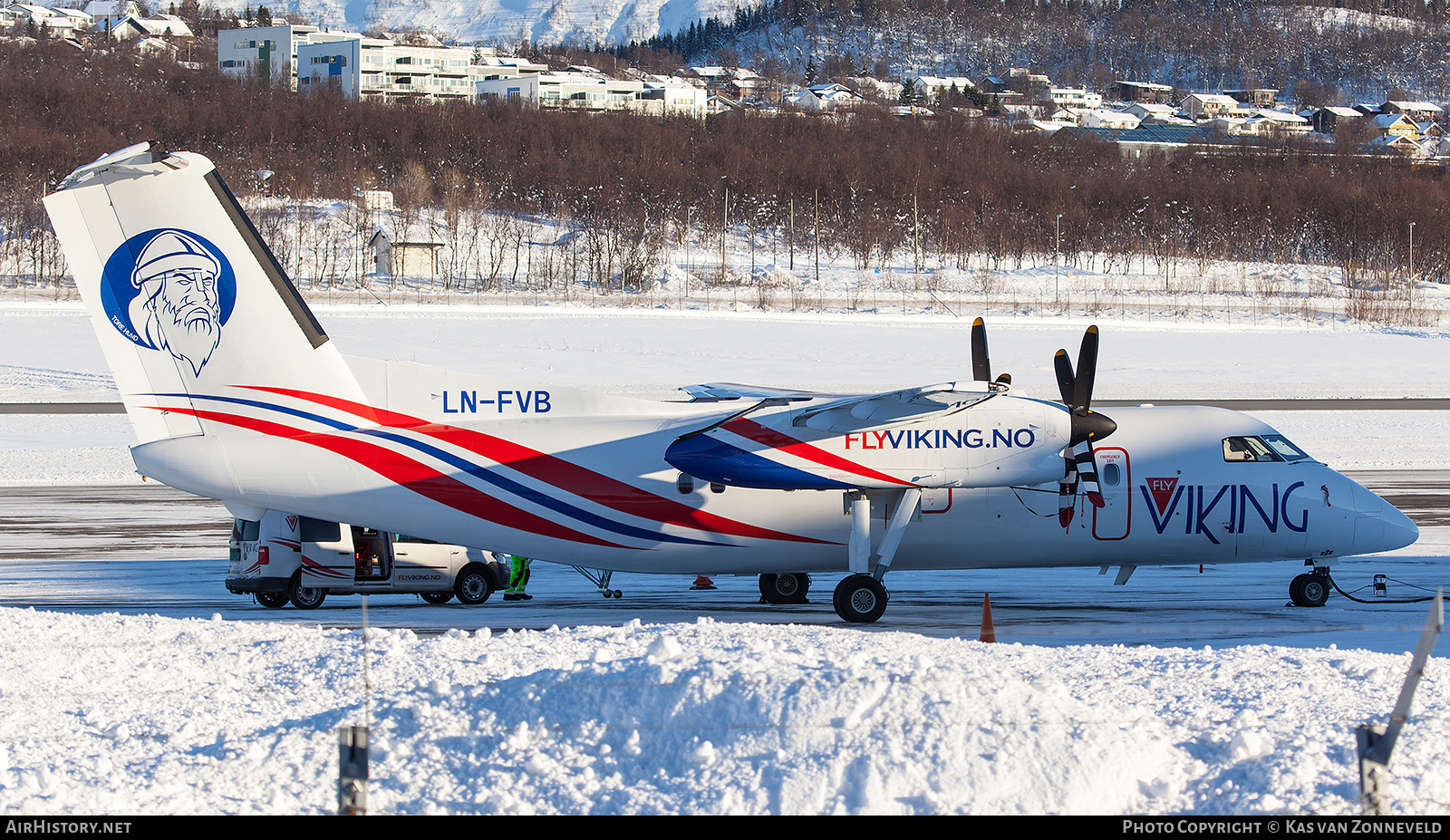 Aircraft Photo of LN-FVB | Bombardier DHC-8-103Q Dash 8 | FlyViking | AirHistory.net #218571