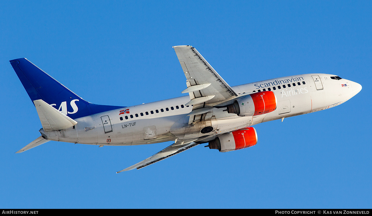 Aircraft Photo of LN-TUF | Boeing 737-705 | Scandinavian Airlines - SAS | AirHistory.net #218579