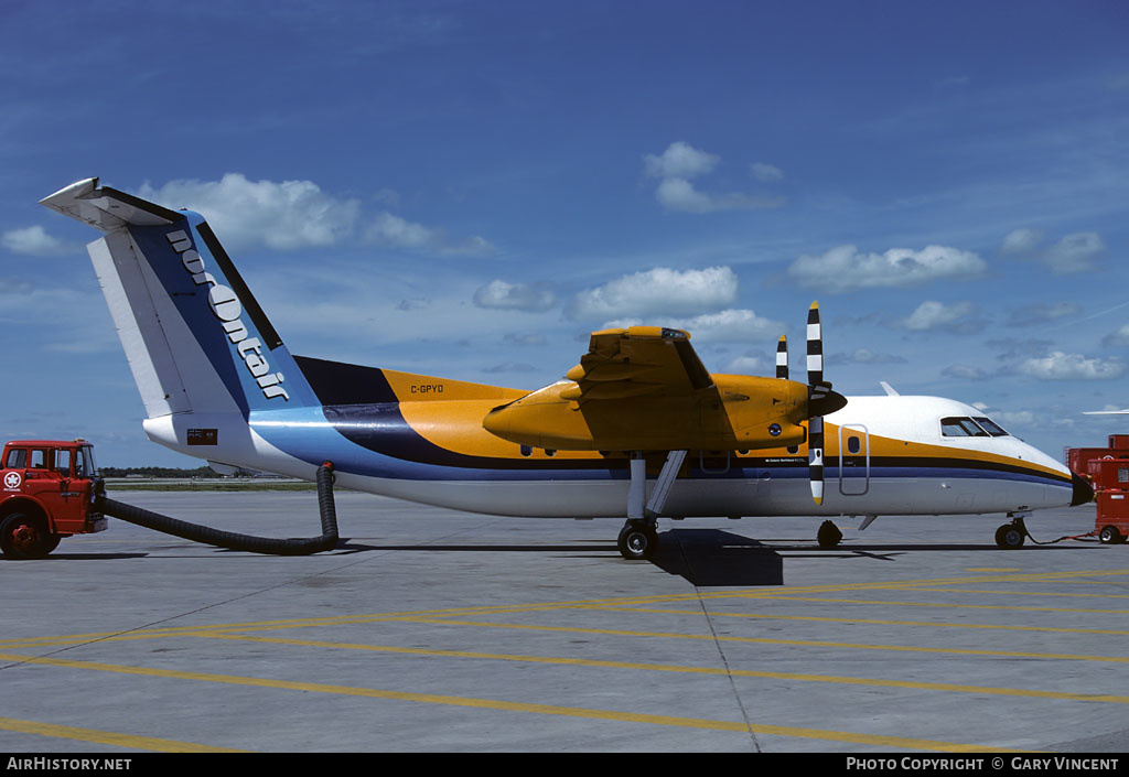 Aircraft Photo of C-GPYD | De Havilland Canada DHC-8-102 Dash 8 | NorOntair | AirHistory.net #218590