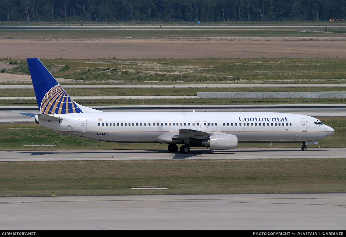 Aircraft Photo of N71411 | Boeing 737-924 | Continental Airlines | AirHistory.net #218608