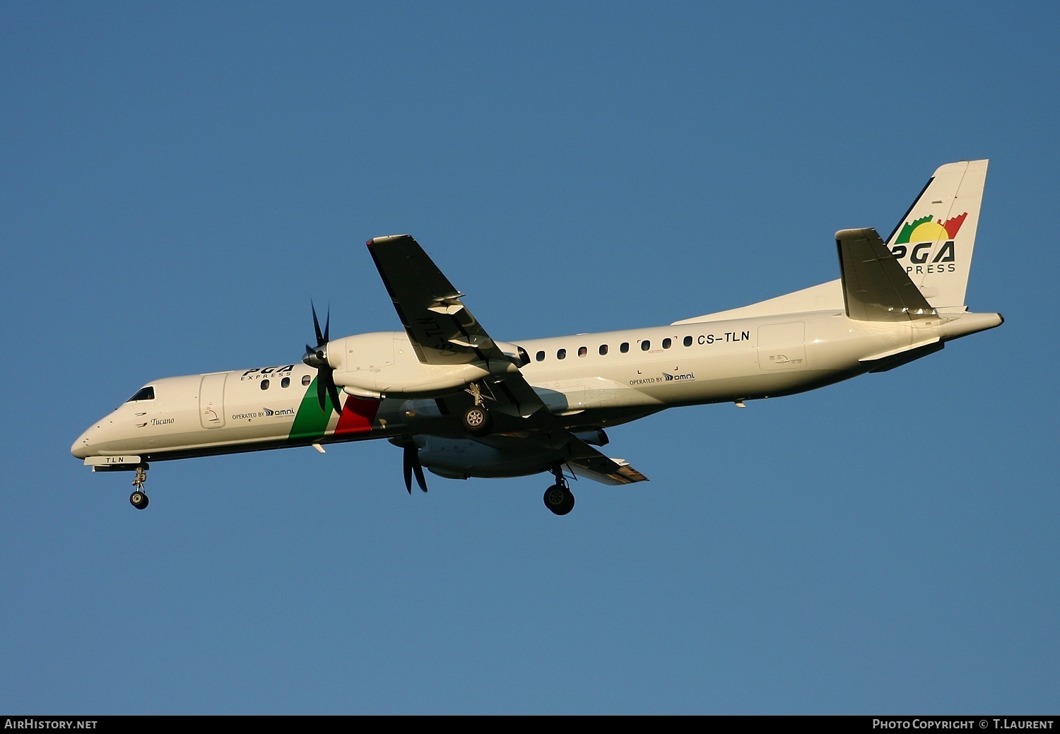Aircraft Photo of CS-TLN | Saab 2000 | PGA Express | AirHistory.net #218612
