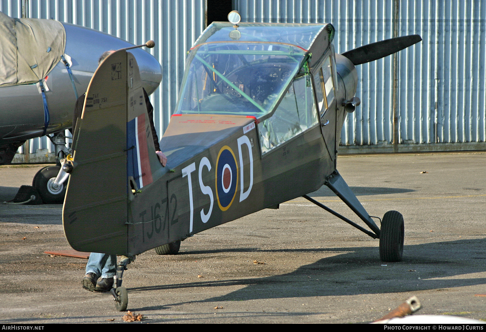 Aircraft Photo of G-ANIJ / TJ672 | Taylorcraft J Auster Mk5 | UK - Air Force | AirHistory.net #218653