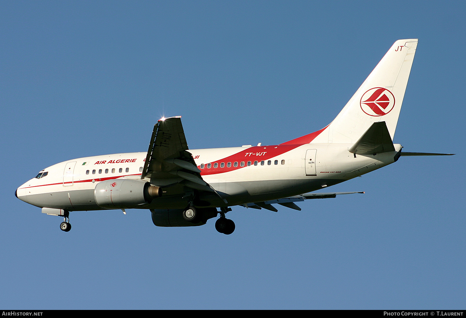 Aircraft Photo of 7T-VJT | Boeing 737-6D6 | Air Algérie | AirHistory.net #218665