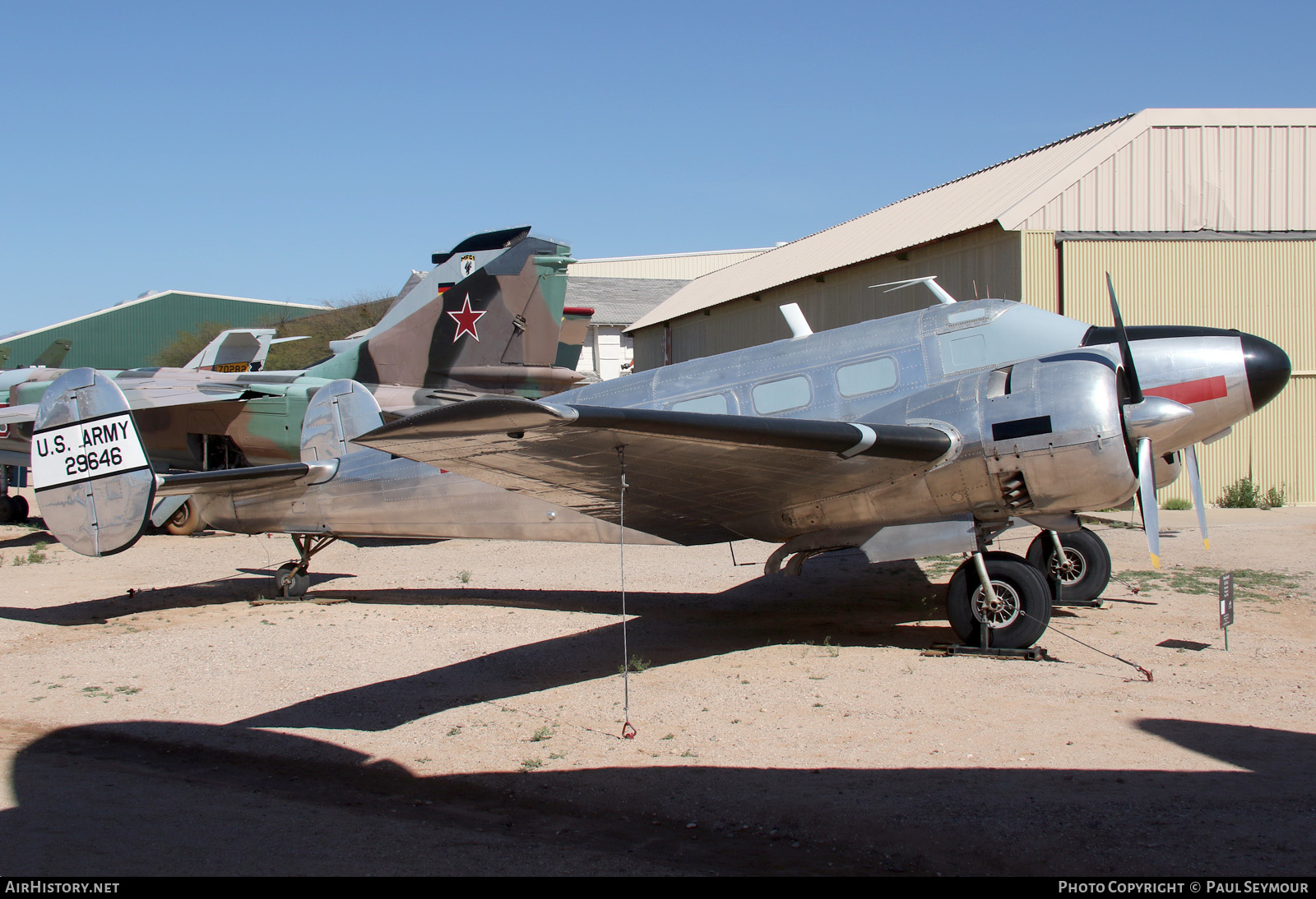Aircraft Photo of 29646 | Beech UC-45J Expeditor | USA - Army | AirHistory.net #218690
