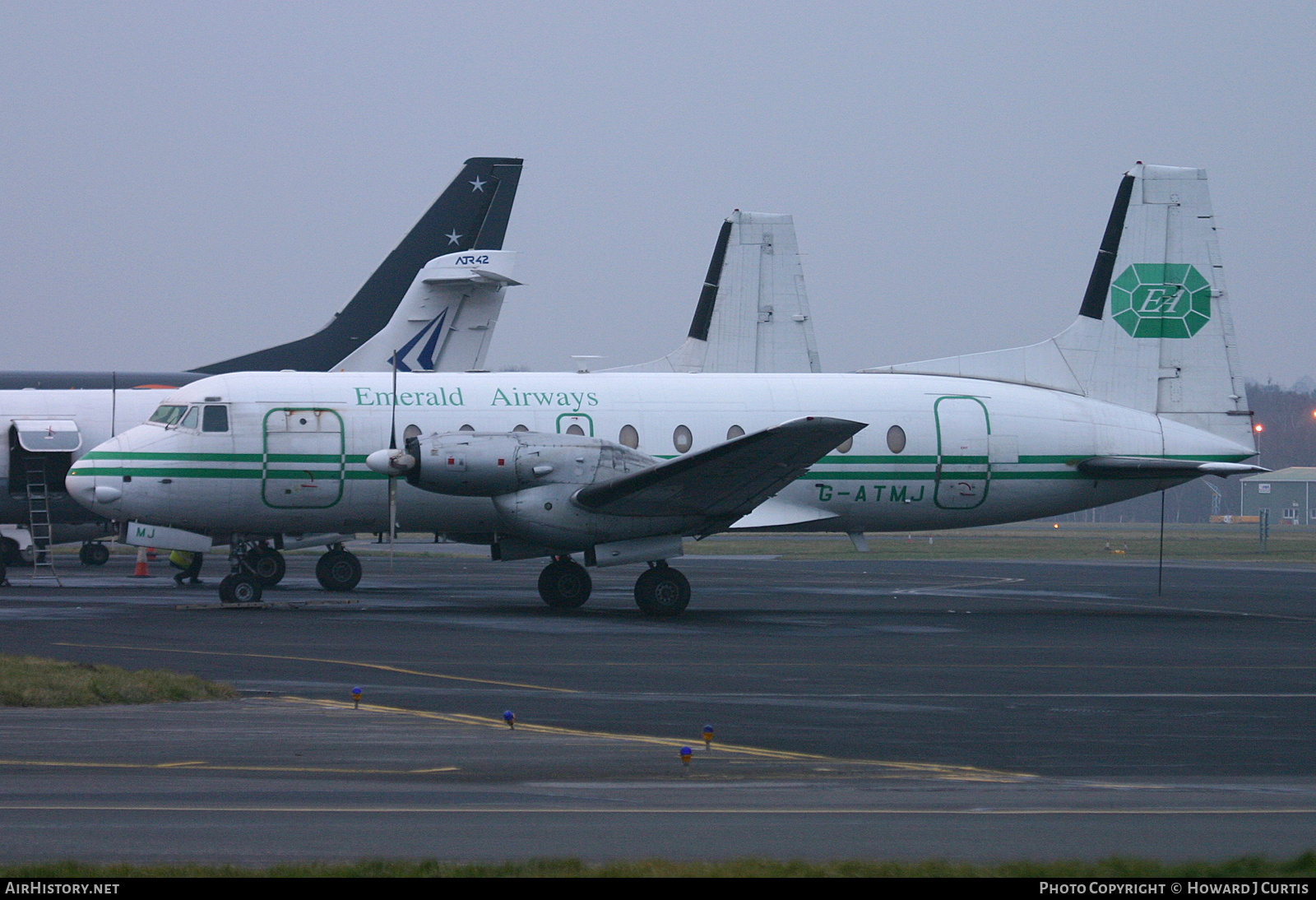 Aircraft Photo of G-ATMJ | Hawker Siddeley HS-748 Srs2A/225 | Emerald Airways | AirHistory.net #218713