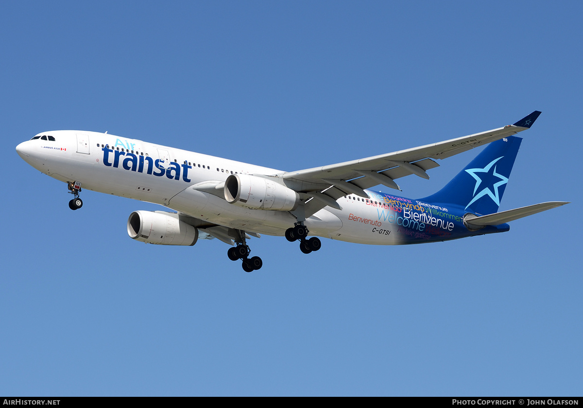 Aircraft Photo of C-GTSI | Airbus A330-243 | Air Transat | AirHistory.net #218734