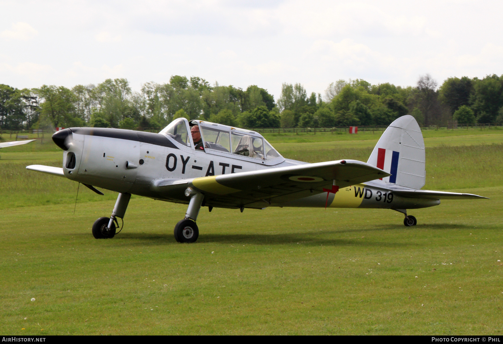 Aircraft Photo of OY-ATF / WD319 | De Havilland Canada DHC-1 Chipmunk Mk22 | UK - Air Force | AirHistory.net #218738