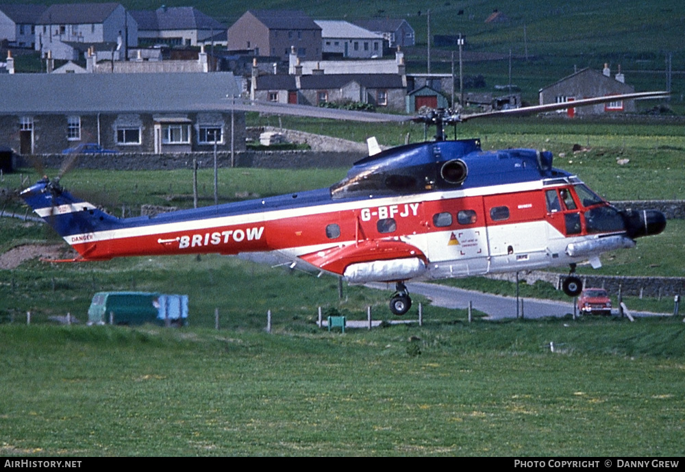 Aircraft Photo of G-BFJY | Aerospatiale NSA-330J Puma | Bristow Helicopters | AirHistory.net #218741