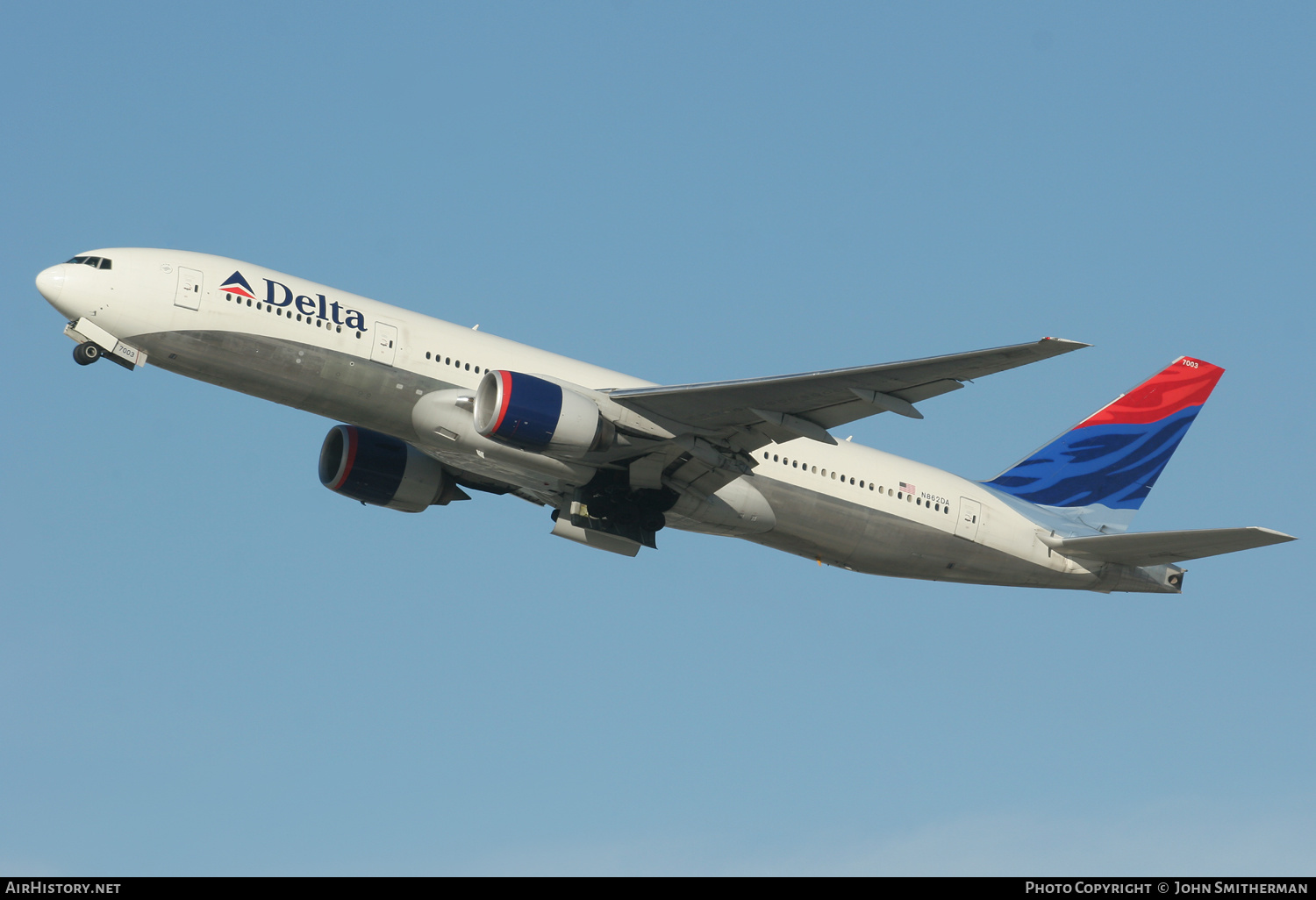 Aircraft Photo of N862DA | Boeing 777-232/ER | Delta Air Lines | AirHistory.net #218750
