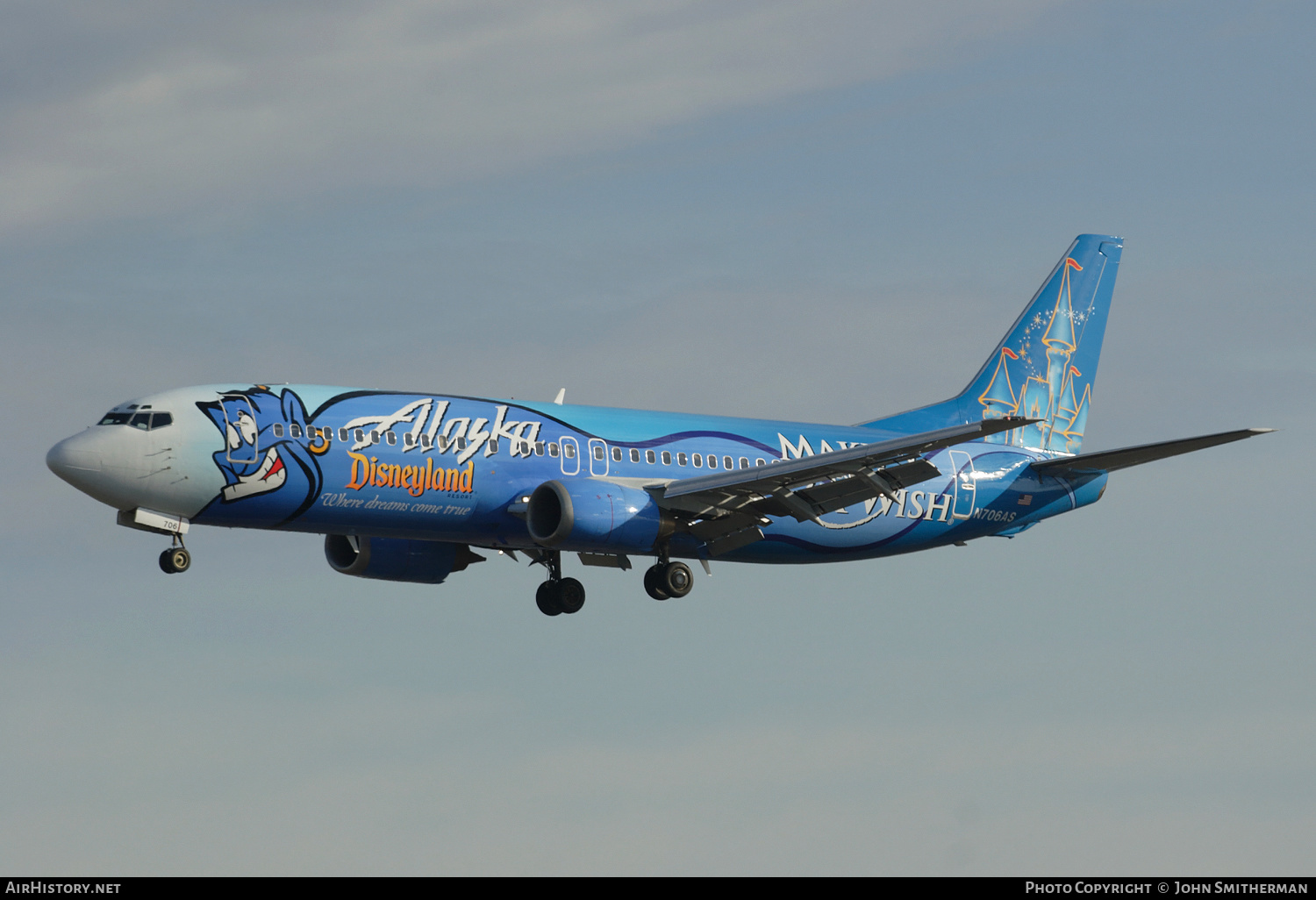 Aircraft Photo of N706AS | Boeing 737-4Q8 | Alaska Airlines | AirHistory.net #218753