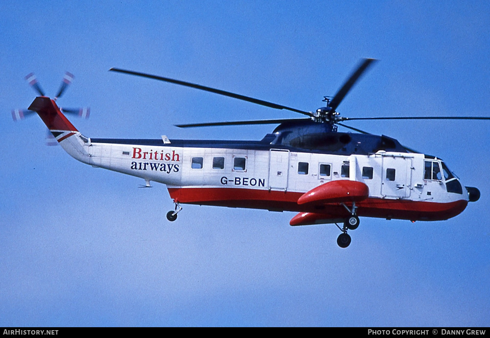 Aircraft Photo of G-BEON | Sikorsky S-61N MkII | British Airways Helicopters | AirHistory.net #218763