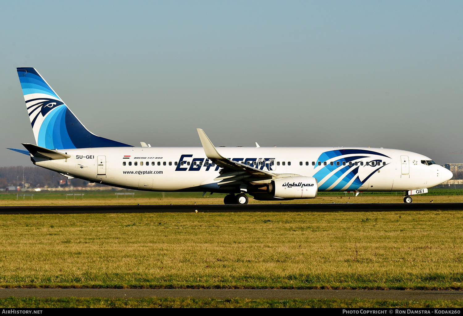 Aircraft Photo of SU-GEI | Boeing 737-800 | EgyptAir | AirHistory.net #218812