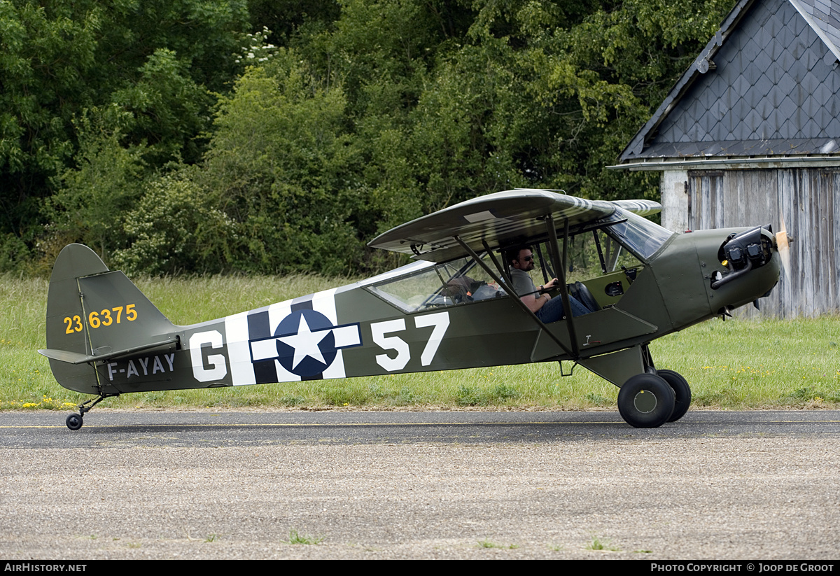 Aircraft Photo of F-AYAY / 236375 | Piper L-4A Cub (O-59A/J-3C-65D) | USA - Air Force | AirHistory.net #218829