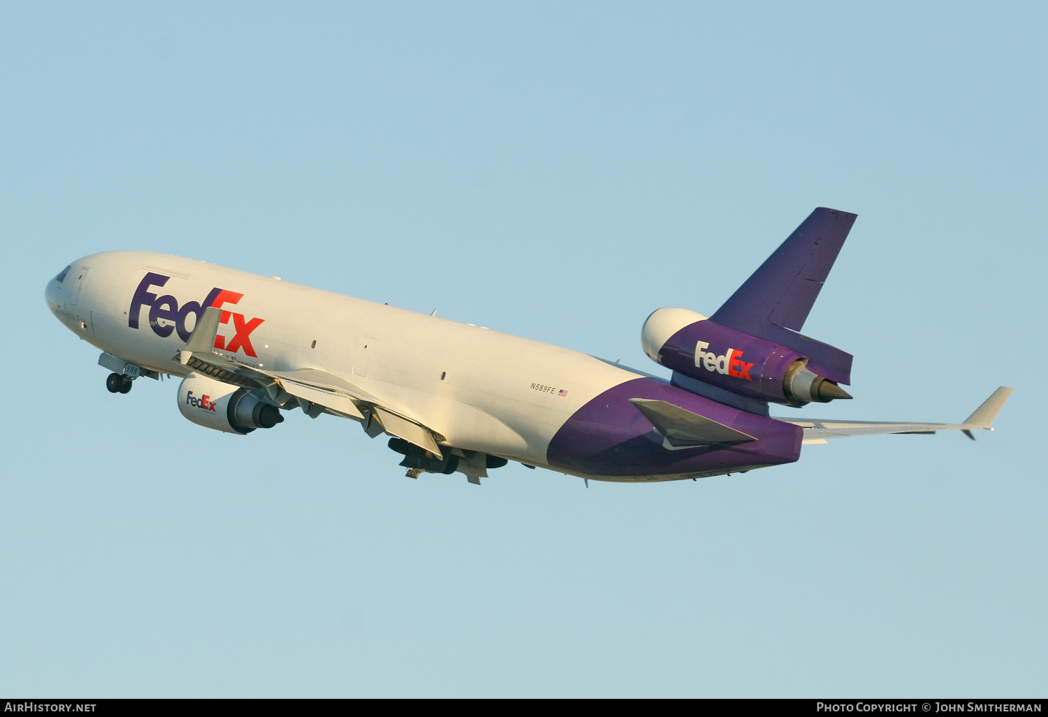 Aircraft Photo of N589FE | McDonnell Douglas MD-11/F | Fedex - Federal Express | AirHistory.net #218833