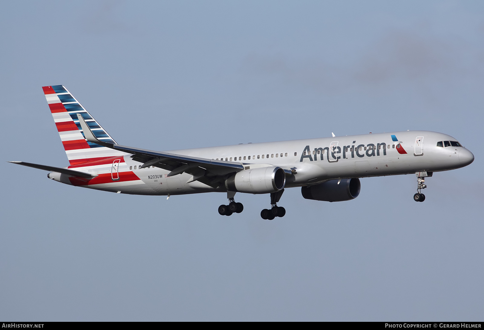 Aircraft Photo of N203UW | Boeing 757-23N | American Airlines | AirHistory.net #218856