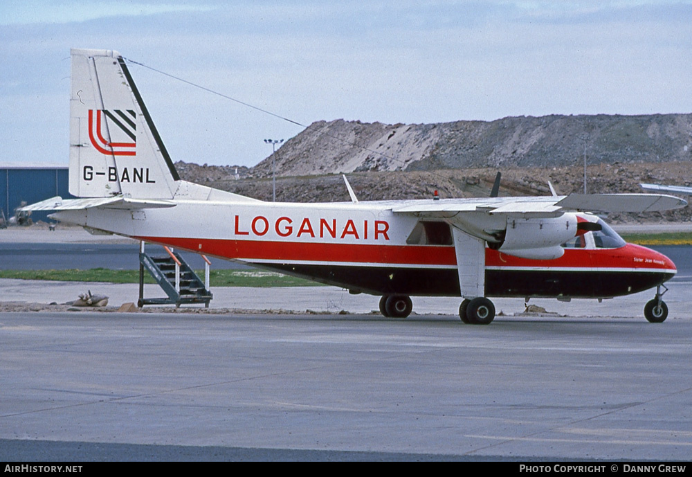 Aircraft Photo of G-BANL | Britten-Norman BN-2A-8 Islander | Loganair | AirHistory.net #218870