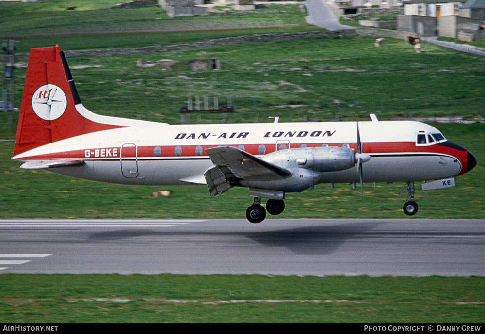Aircraft Photo of G-BEKE | Avro 748 Srs1/105 | Dan-Air London | AirHistory.net #218898