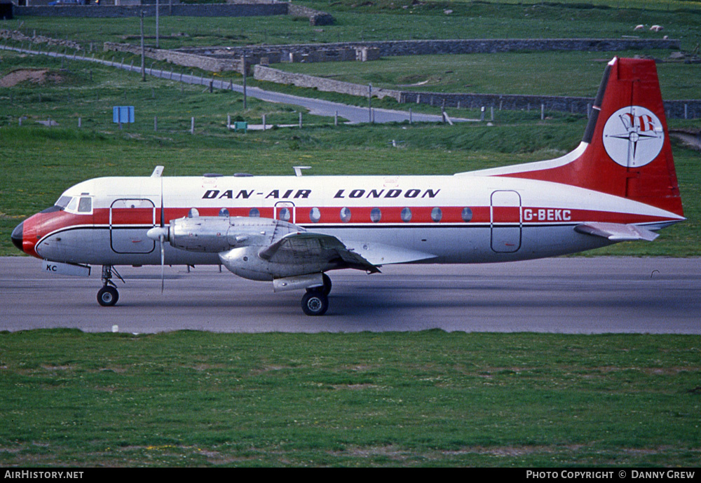 Aircraft Photo of G-BEKC | Avro 748 Srs1/105 | Dan-Air London | AirHistory.net #218912